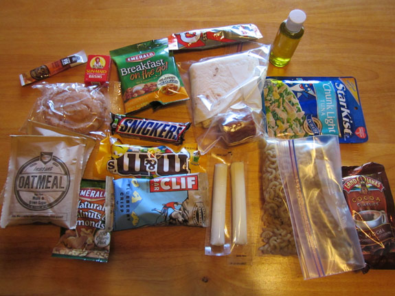 Ultralight Backpacking Meal Plan - Day 1